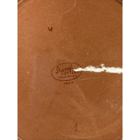 Vintage Stangl Pottery Dinner Plate 10" Fruit Pattern Pottery Benefits Charity - Picture 6 of 6